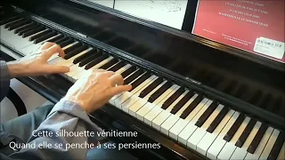 Elle est d'ailleurs ( Pierre Bachelet ).   Piano et arrangements: André Caron