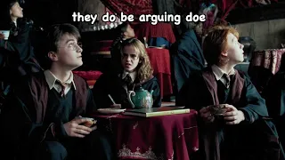 the golden trio arguing for 4 minutes straight