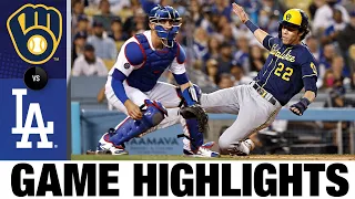 Brewers vs. Dodgers Game Highlights (10/1/21) | MLB Highlights