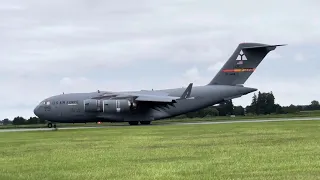 C-17 Short Landing / Reverse Thrust