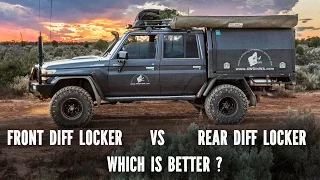 Front Diff Locker vs Rear Diff Locker