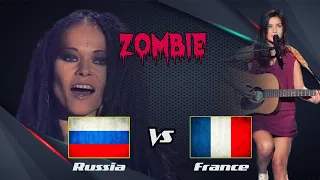 The Cranberries - Zombie | The Voice: Russia VS France | Daria VS Kelly