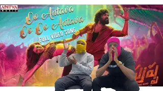 First Time Reacting to Oo Antava Oo Oo Antava [UK Reaction]