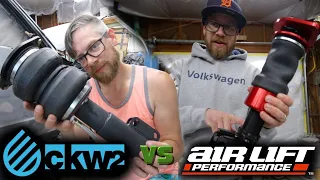Airlift VS CKW2 front air struts... Rabbit pickup project part 30