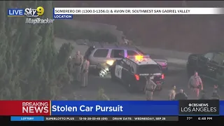 CHP officers move in, arrest pursuit suspect