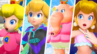 Evolution of Princess Peach Costumes (1985 - 2024)