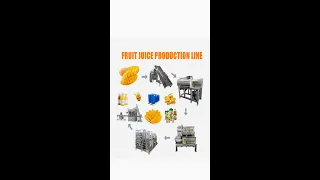 fruit washing pulping refining bottling filling machine mango juice puree pulp plant production line