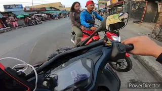 muntik ma laglag sa motor