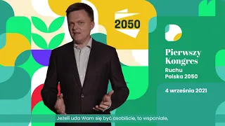 Szymon #Hołownia: Pierwszy Kongres Ruchu #Polska2050 - 4 września 2021