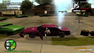 Playing as Ballas - Gang Wars ONLINE // GTA San Andreas