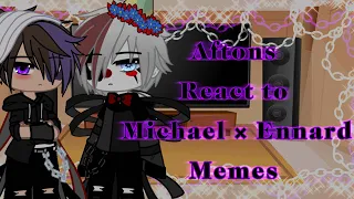 ~Aftons React To Michael × Ennard Memes~||•Genisis~Is~Lost•