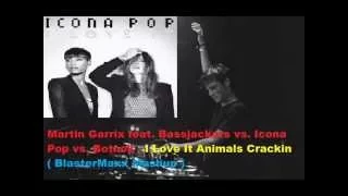 Martin Garrix feat Bassjackers vs Icona Pop vs Botnek I Love It Animals Crackin ( BlasterMaxx )