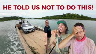 WE TOOK HIS CAR ON A WOODEN BOAT! Insane Philippines Adventure in Northern Samar