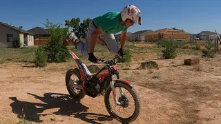 A true beginner at trials - Beta EVO 300 - I do stoppies like you never see the advanced guys do