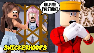 Snicker Hoops GETS STUCK in the HOTEL ELEVATOR | Roblox Games to Play