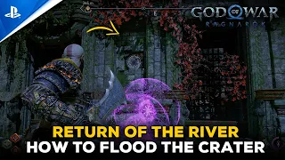 God of War: Ragnarok | Return of The River Side Quest - How To Flood the Crater