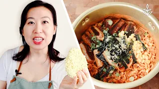 How To Make Spicy Korean Ramen Vegan with Christina | EATKINDLY With Me