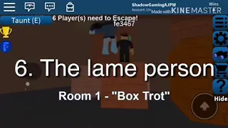 10 types of ROBLOX people on Flood Escape