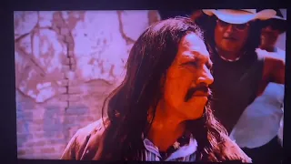 Machete street fight scene