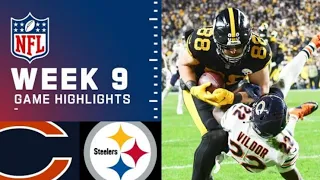 Chicago bears vs Pittsburgh Steelers week 9 highlights