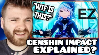 NEW GENSHIN IMPACT PLAYER Reacting to Lore of ALL Genshin Characters in a Single Sentence | REACTION