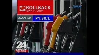 24 Oras: Ilang oil company, may price rollback