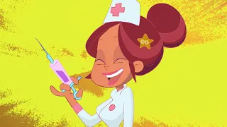 ZIG e SHARKO 🌴 Enfermeira Marina  👩‍⚕️ Zig e Sharko Brasil | Desenho Animado em portuguêss