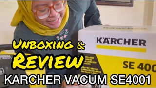 Unboxing & Review KARCHER VACUM SE 4001 #karcher #unboxing #review