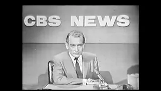 1960s CBS News Promotional Spot - Peter Kalischer, Marvin Kalb, Charles Collingwood