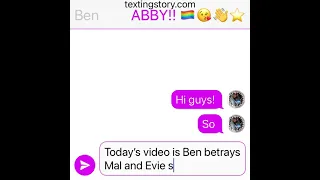 Ben betrays Mal and Mal and Evie get together! (Btw, Mal is lesbian Evie is bisexual) 🤗🥺