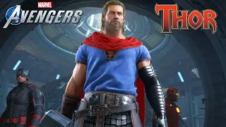 Marvel's Avengers Unworthy Thor Gameplay (Xbox Series X Gameplay)