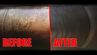 Faded Leather Couch EASY REPAIR