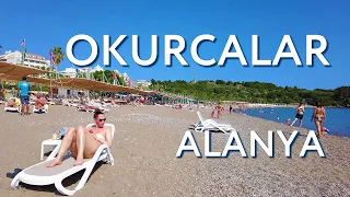 ALANYA OKURCALAR WATER temperature CURRENTLY  beach walking #turkey #okurcalar #alanya #antalya