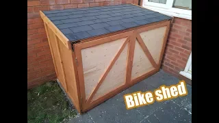 how to make / Bike shed / DIY