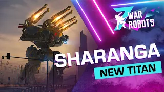 War Robots Sharanga, The Archer 🏹 NEW TITAN Overview