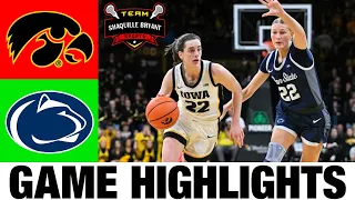 #3 Iowa vs Penn State Highlights | NCAA Women's Basketball | 2024 College Basketball