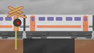 Animasi perlintasan kereta api Part 35