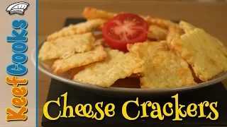 Cheesy Crackers - Easy Homemade Cheese Crackers not Ritz