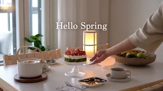 Hello Spring 🌱I A day to clean and refresh our home for spring I Cooking and baking I slow living