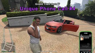 Franklin calls Jimmy after Father/Son - Unique Phone Call #4 - GTA 5
