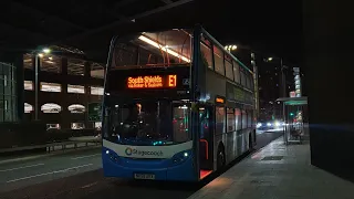 THRASH: Route E1 | NK58AEX/19383 - Stagecoach North East: Dennis Trident 2/ADL Enviro 400