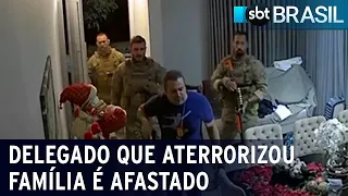 Corregedoria da Polícia Civil manda afastar delegado que aterrorizou família | SBT Brasil (01/12/22)