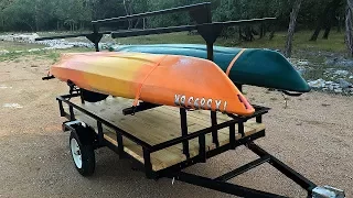 Building a Kayak Trailer - Hauls Four Kayaks