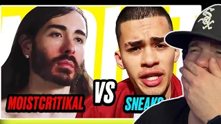 YouTube Beef?! I was cracking up 😂 |   MOISTCR1TIKAL DESTROYS SNEAKO | moistcr1tikal vs sneako