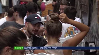 Ad agosto Napoli città aperta per ferie