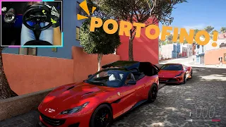 Ferrari Portofino Convertible Drive | Forza Horizon 5 | Steering Wheel Gameplay | Thrustmaster T300