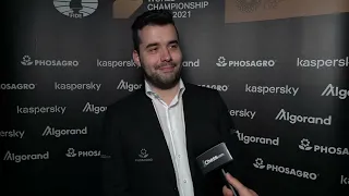 Ian Nepomniachtchi Interview After Losing To Magnus Carlsen | FIDE World Chess Championship