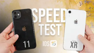 iPhone Xr vs iPhone 11 Speed Test - 2022