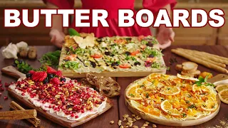 Epic Butter Board 3 Ways | sweet & savory recipes + sweet cream cheese!