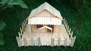 Popsicle house building - Popsicle garden villa - Dream house architecture.